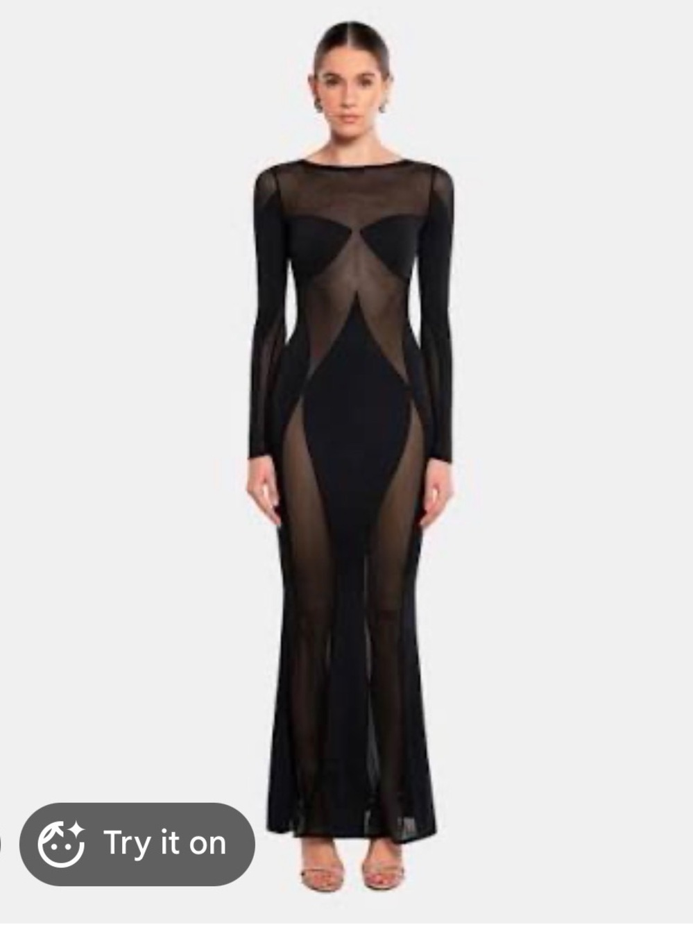 OW Collection Sierra Maxi Dress in Black